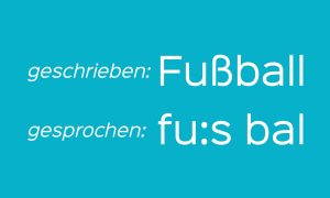 Fußball Deutsch Aussprache